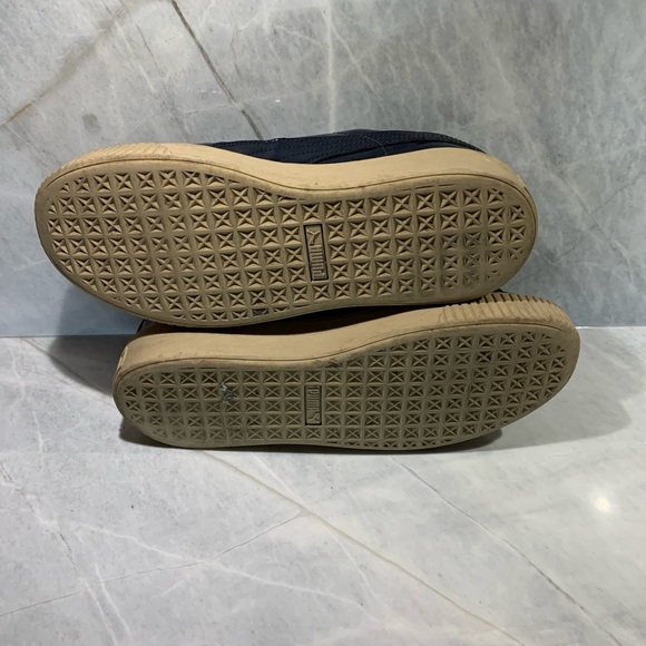 Puma navy patent leather platform kicks size 9 - Picture 7 of 8